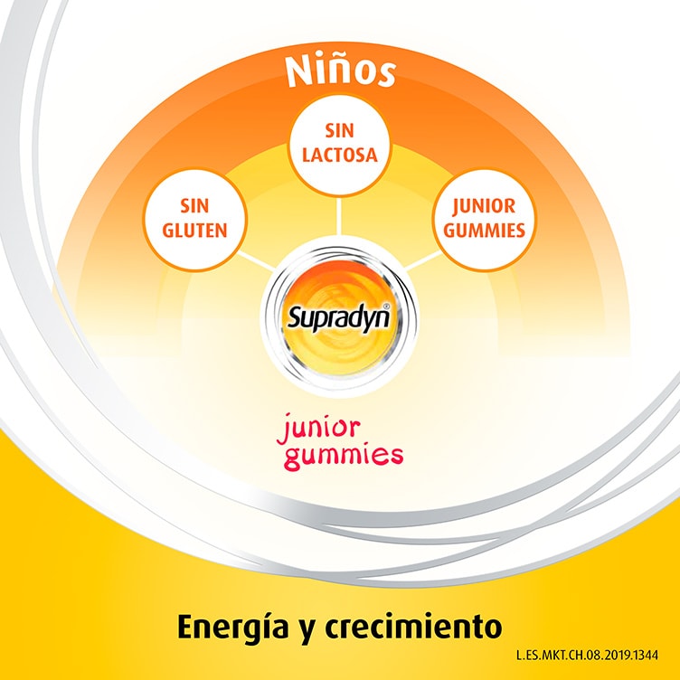 Supradyn® Junior Gummies para la energía y crecimiento