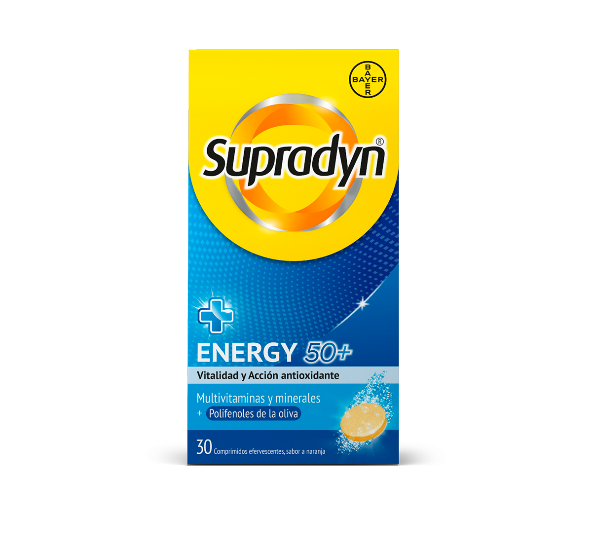 Supradyn® Energy 50+ comprimidos efervescentes